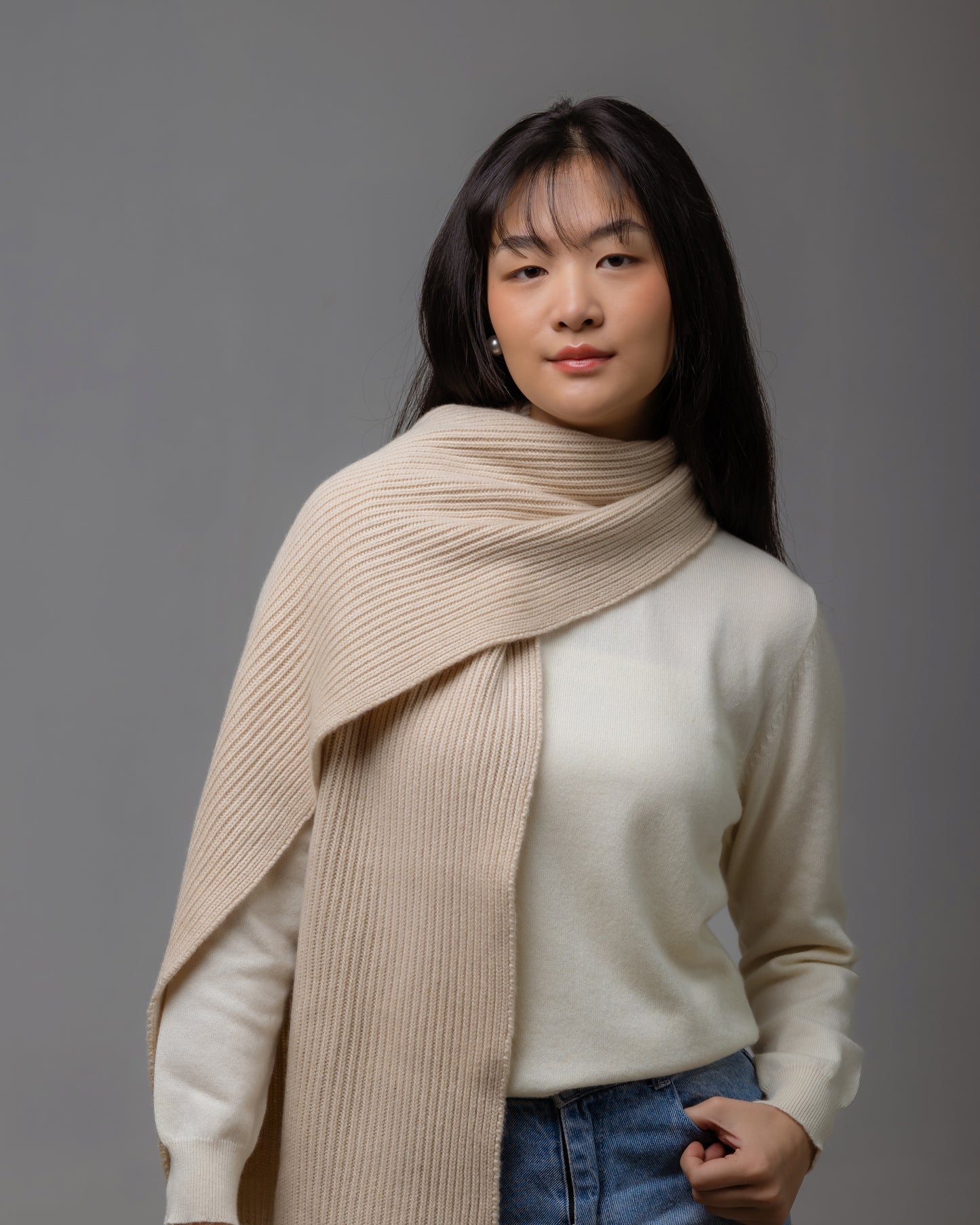 Knitted Scarf ニットスカーフ