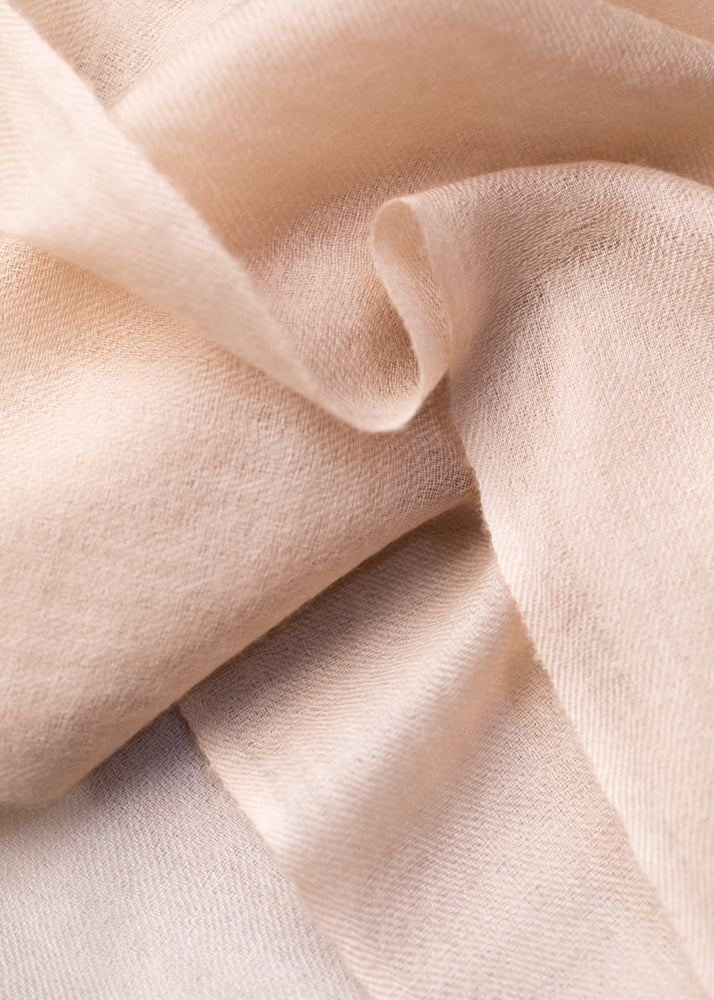 Shital Cashmere Stole サンドベージュ